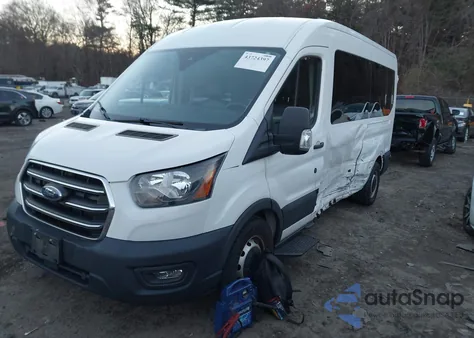 2020 Ford Transit-350 Passenger Van Xl из США, поврежденный, VIN 1FBAX2C89LKA08608
